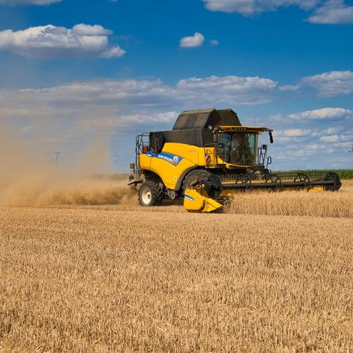 Rich results on Google's SERP when searching for 'Harvesters'