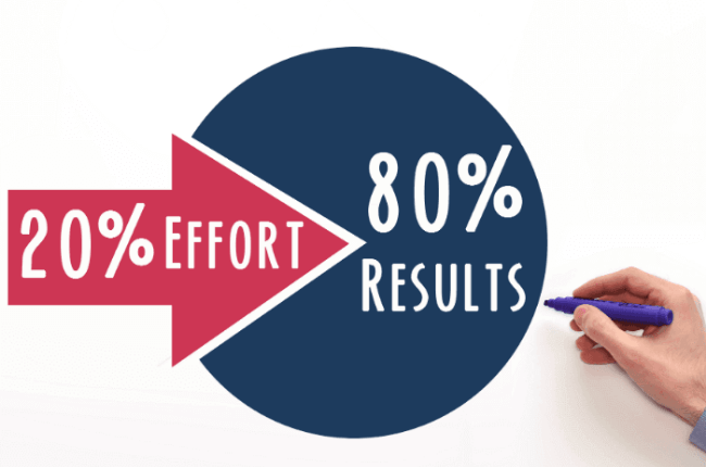 The Pareto Principle 80/20